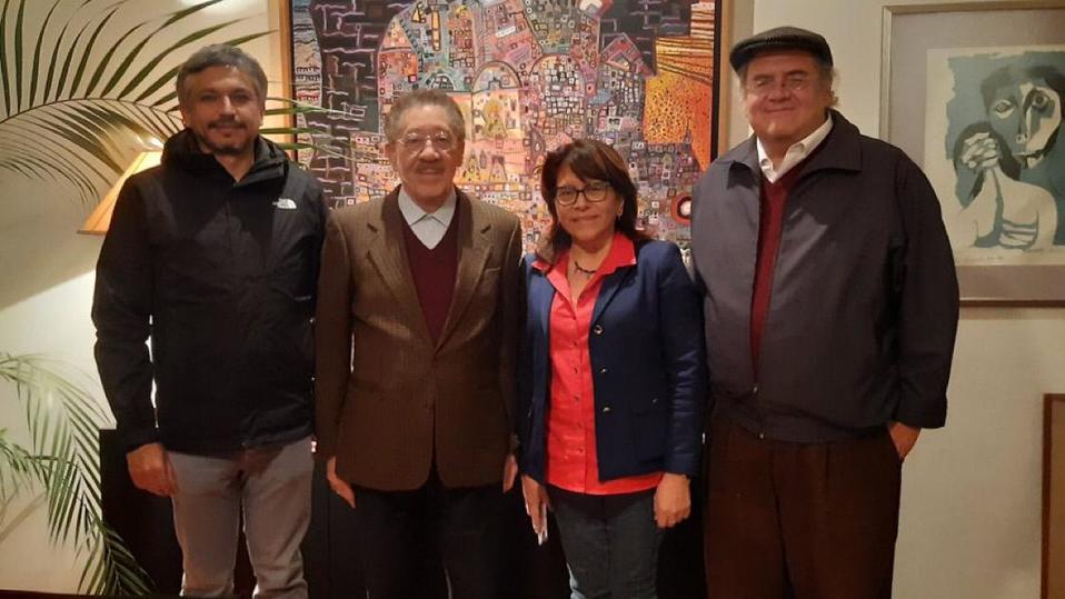 Rodríguez y Ávila se reunieron en la casa de Díaz Polanco para llegar a una definición. (Cinthya Stettin)