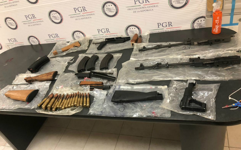 Aseguramiento de armas en Tamaulipas (Foto/CORTESÍA)