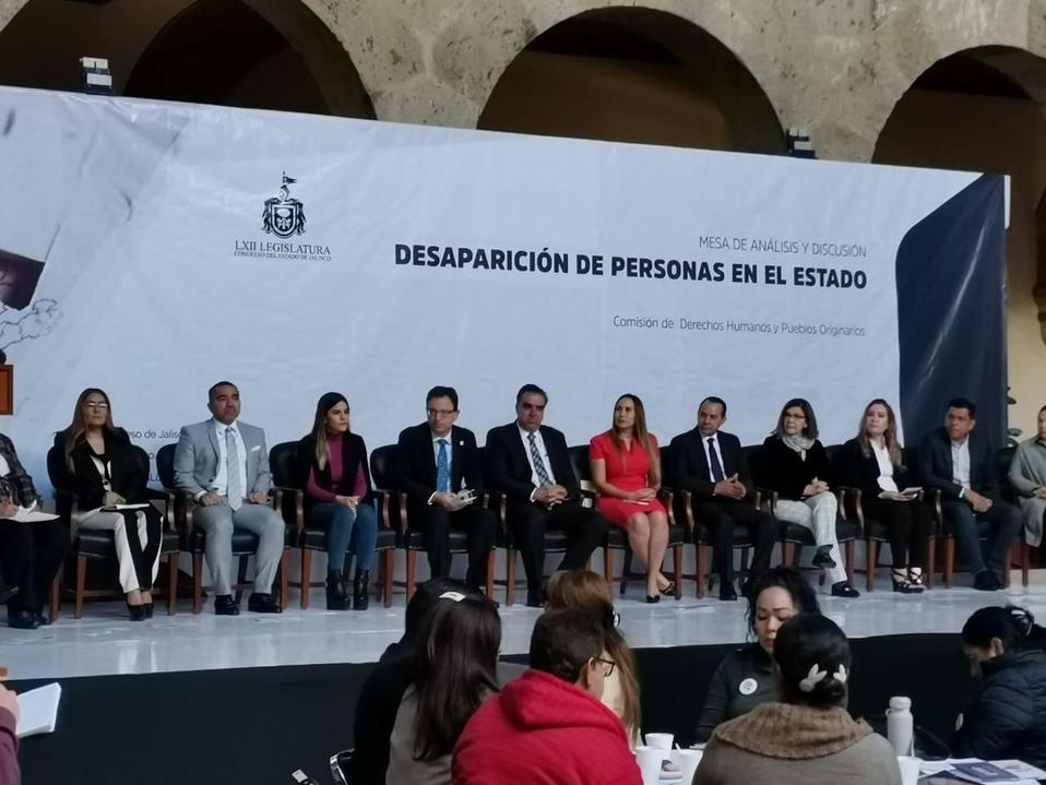 El Congreso del Estado realizó lamesa de análisis y discusión de "Desaparición de Personas en el Estado". (Diana Barajas)