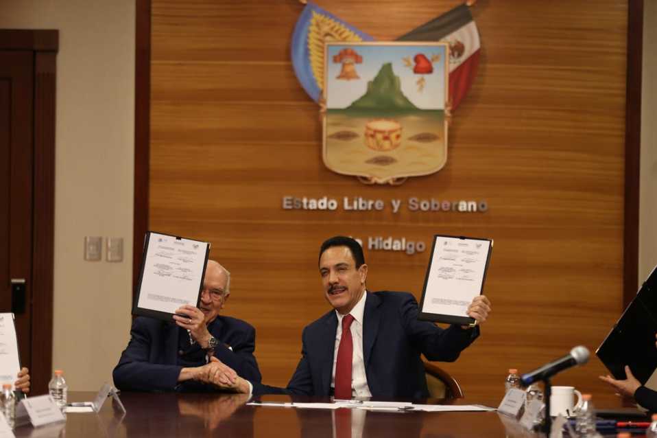 Firma del Convenio de Coordinación en Materia de Blindaje Electoral. (Jorge Sánchez)