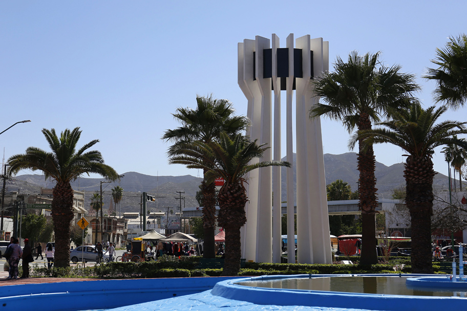 Actualmente se montó una réplica del monumento original en el Parque Fundadores. (Rolando Riestra)