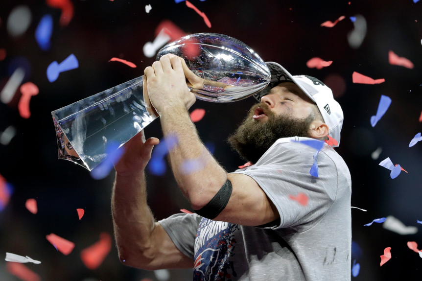 Julian Edelman, MVP del Super Bowl 2019 (AP)