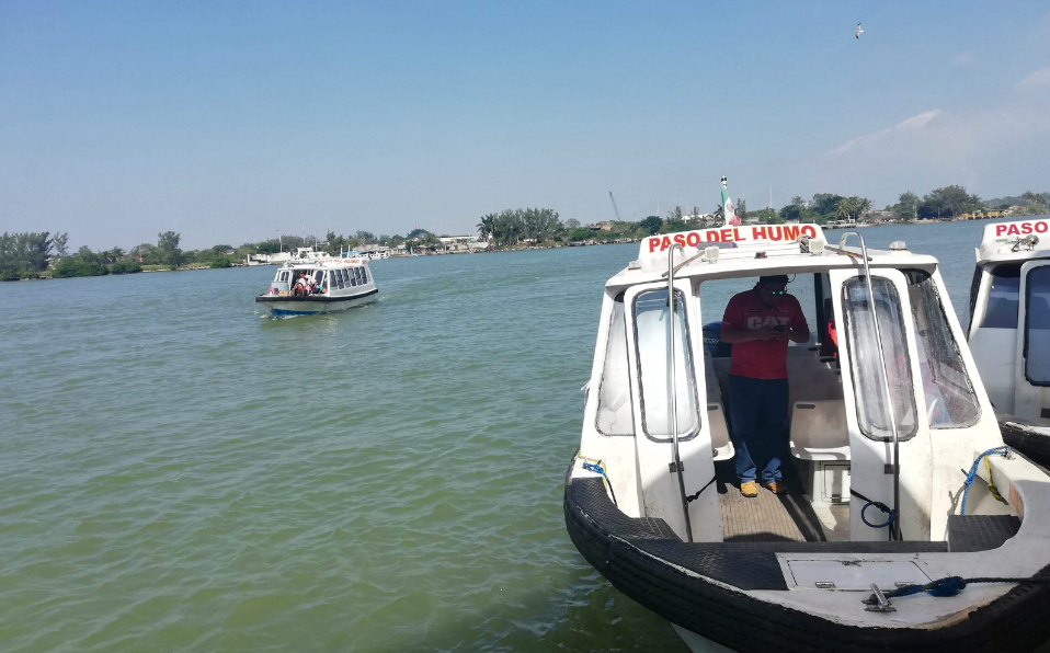 Pasos de lancha entre Tampico y norte de Veracruz (Foto/Sandra Sosa)
