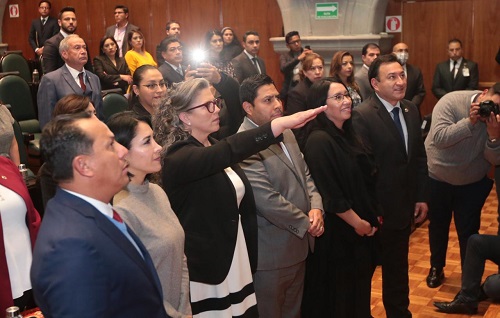 Rindió protesta al cargo. (Tania Contreras)