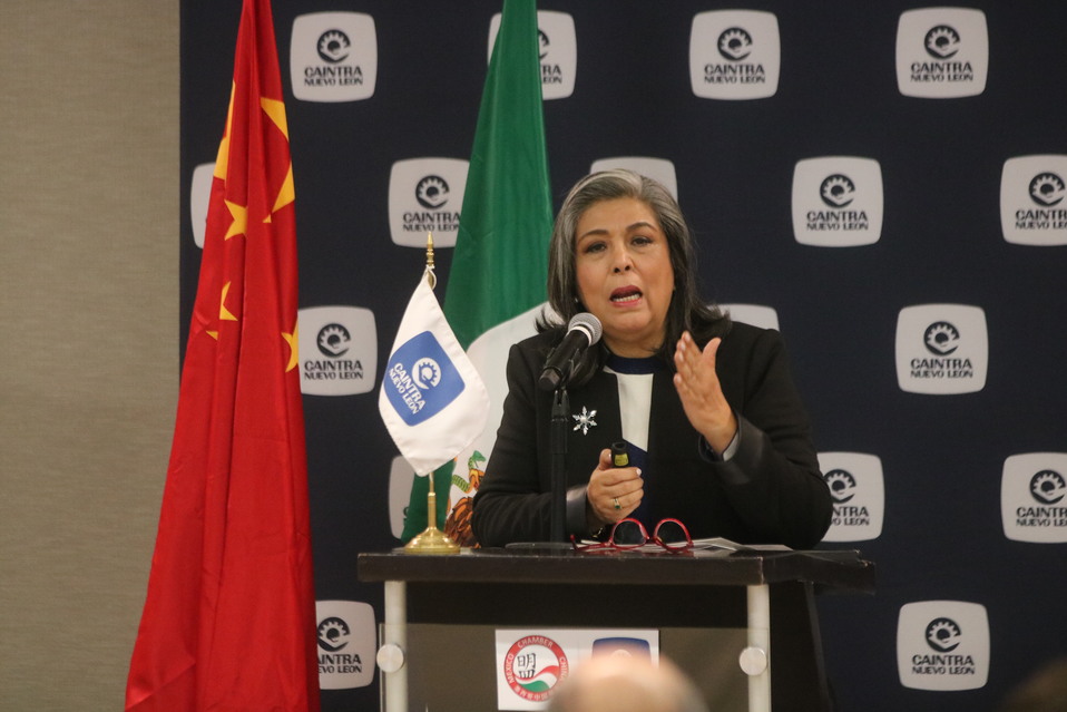 Amapola Grijalva, presidenta de la Cámara de Comercio y Tecnología China en México. (Leonel Rocha)