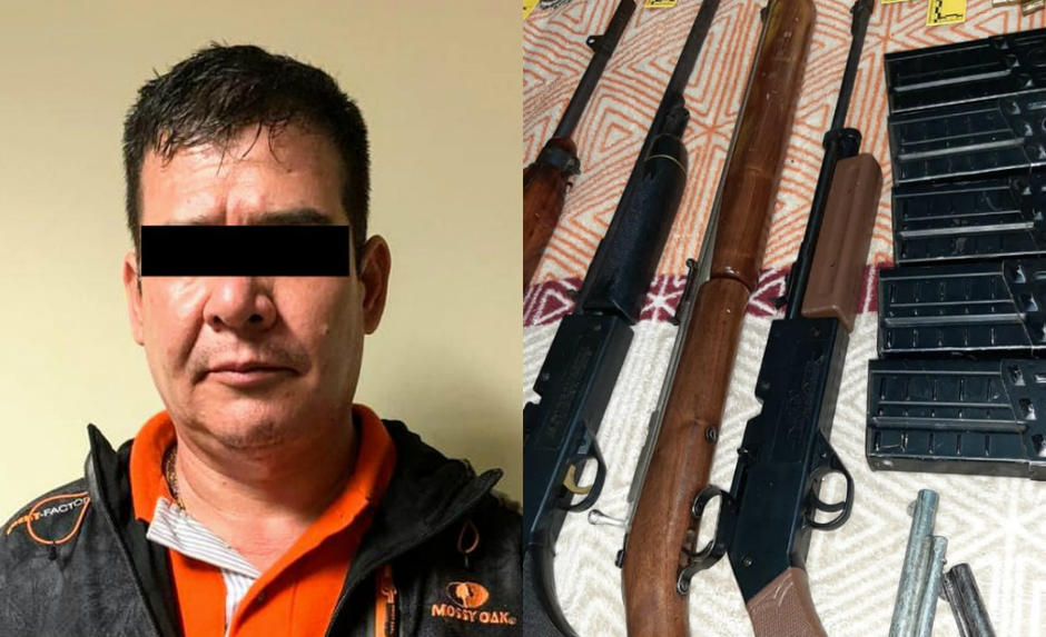 El detenido fue identificado como Felipe Ernesto, de 46 años de edad. (Foto: Especial)