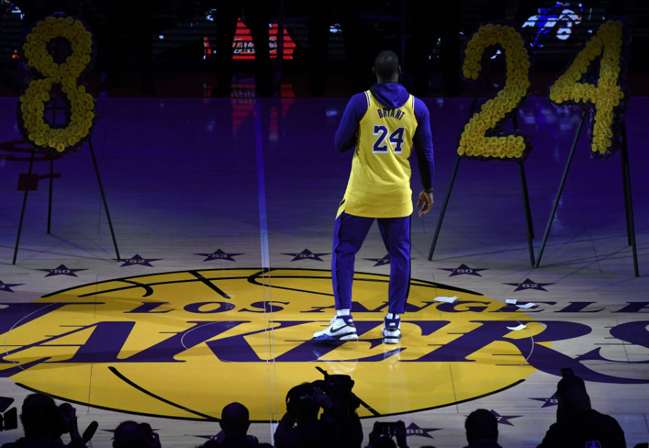 Homenaje a Kobe Bryant en Los Angeles (AFP)