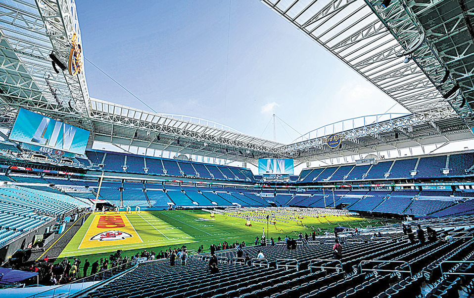 El Hard Rock Stadium, sede del duelo. (Douglas Defelice/Reuters)