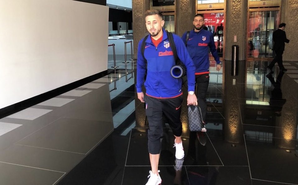 Héctor Herrera no jugará con Atlético de Madrid para el derbi madrileño (Twitter @Atleti)