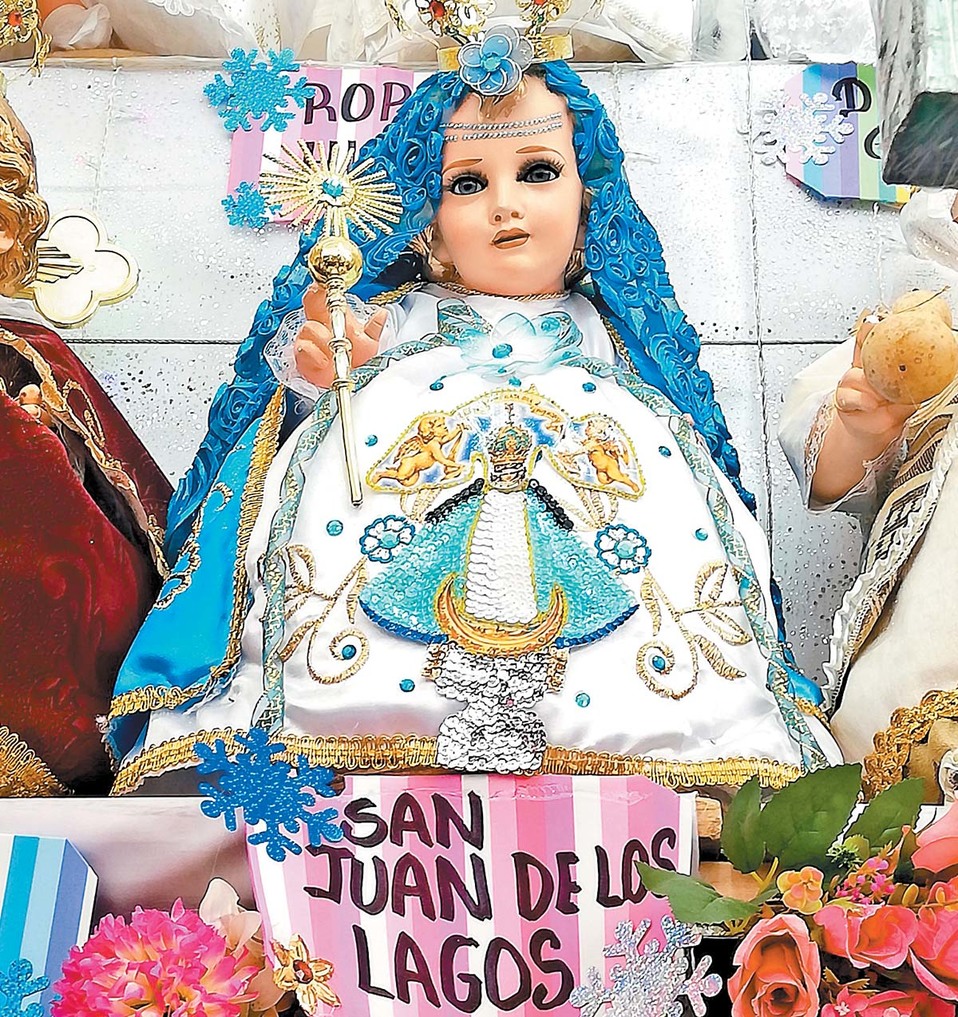El Niño de la Virgen de San Juan de los Lagos que se venera en Jalisco es una de las novedades. (Adriana Jiménez y Alfonso Manzano)