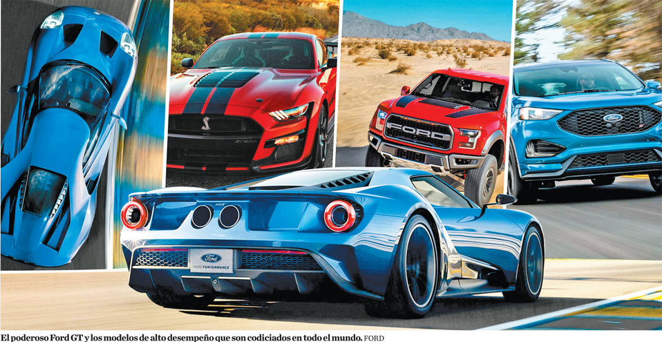 El poderoso Ford GT y los modelos de alto desempeño que son codiciados en todo el mundo. (Ford)