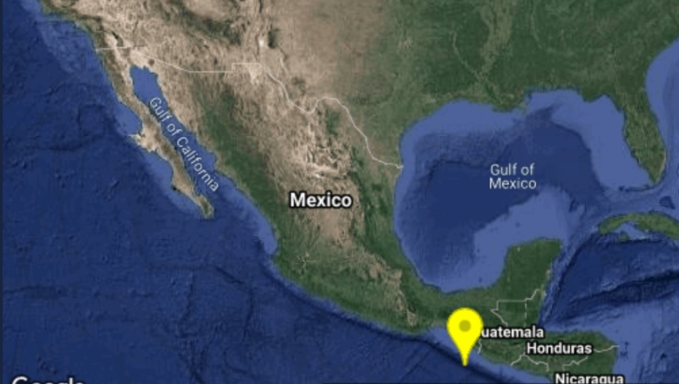 El temblor tuvo epicentro a 148 kilómetros al suroeste de Ciudad Hidalgo. (Tomada de @SismologicoMX)