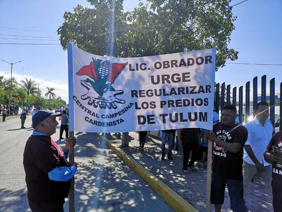 Agrupaciones acudieron a hacer peticiones al Presidente (Francisco Mejía)
