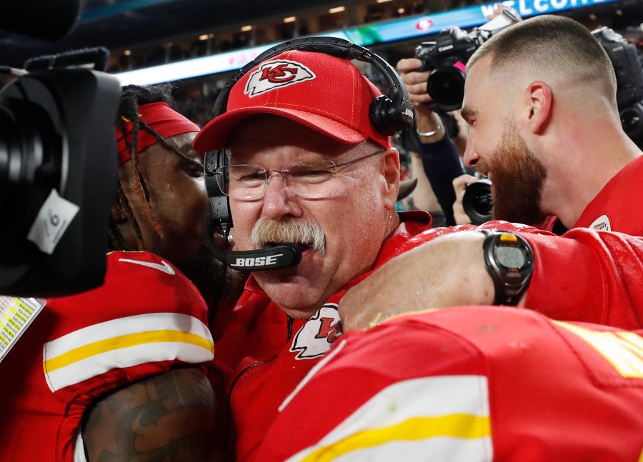 Andy Reid, entrenador en jefe de Kansas City Chiefs (Reuters)