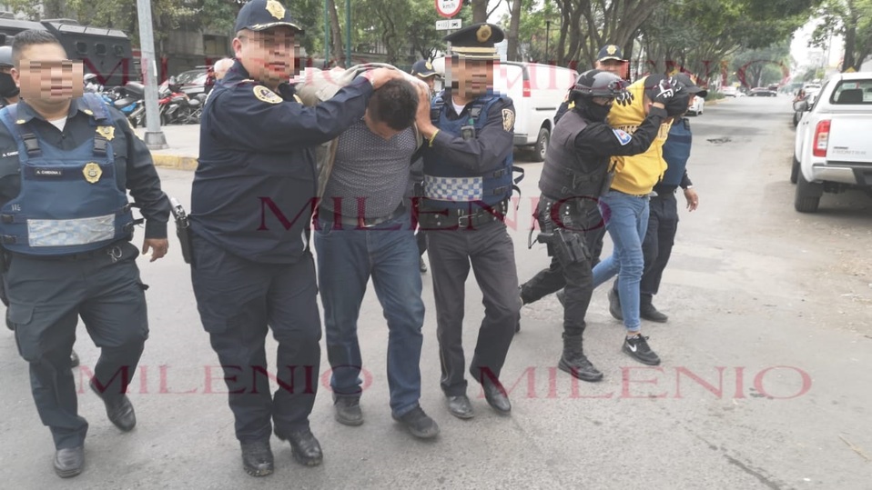 Detenidos por presunto secuestro en la Magdalena Contreras. (Gabriel Ortega)