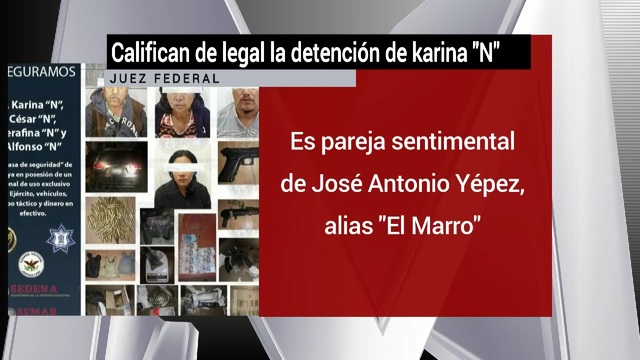Juez califica de legal captura de pareja de 'El Marro'