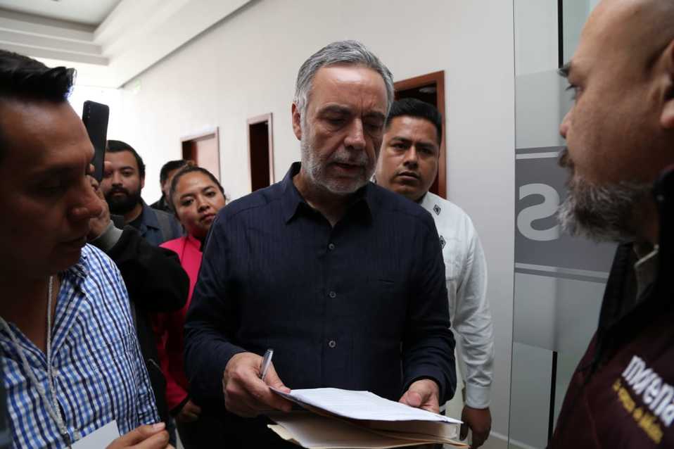 Alfonso Ramírez Cuellar, presidente interino del Comité  Ejecutivo Nacional de Morena. (Jorge Sánchez)