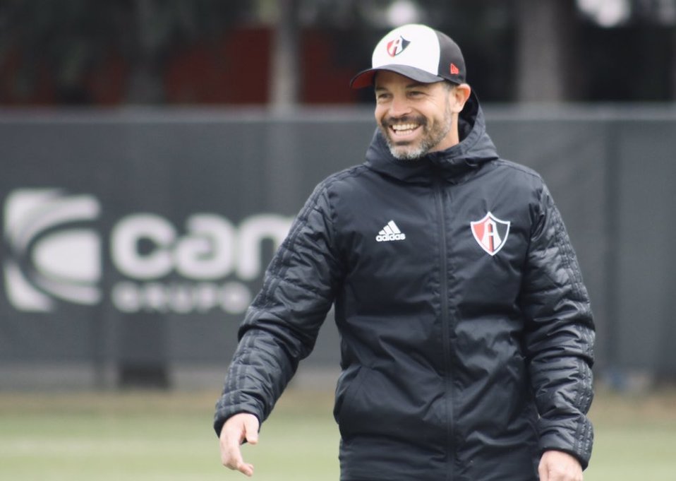 Rafa Puente entrenando con ATlas (Twitter @atlasfc)