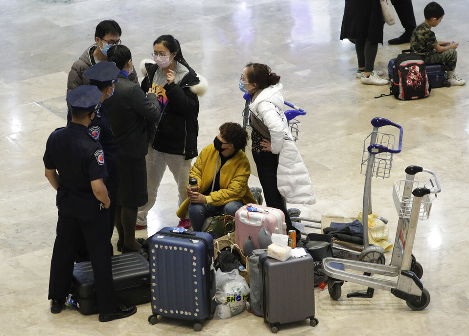 El turista chino fue retenido por las autoridades de Estados Unidos al confirmarse su infección de coronavirus. (AP)