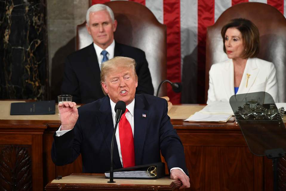 Donald Trump en Washington. (AFP)