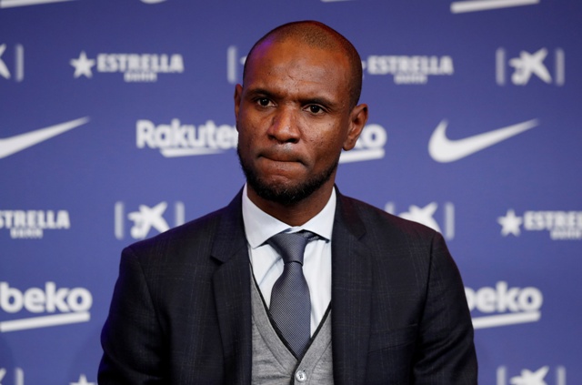 Eric Abidal, secretario técnico del Barcelona (Reuters)