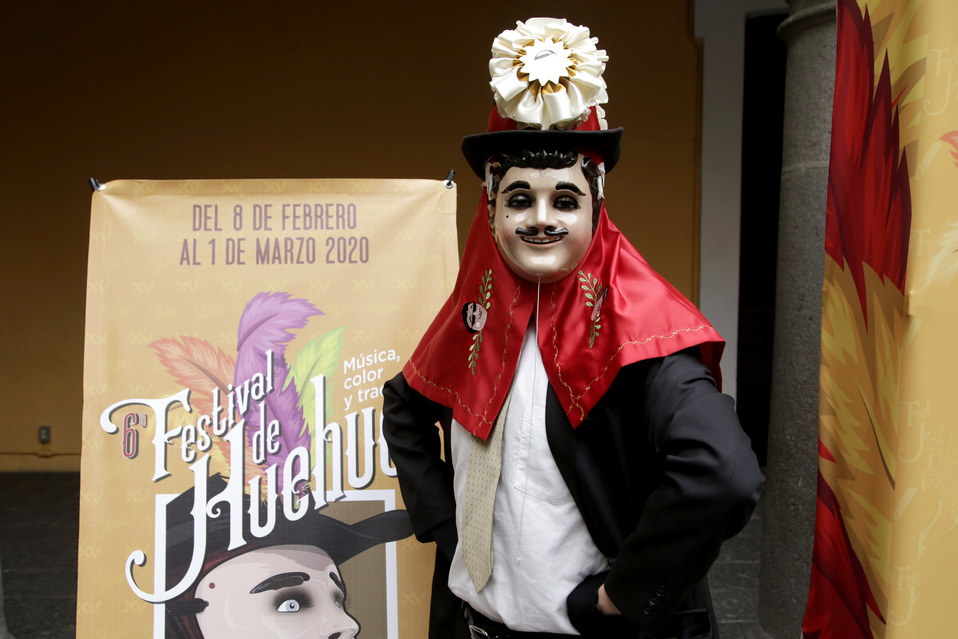 Presentan el Sexto Festival de Huehues en Puebla. (Agencia Enfoque)