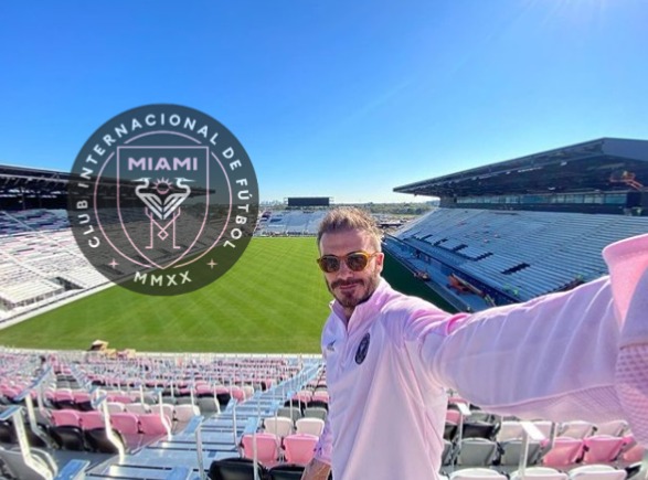David Beckham y el nuevo estadio del Inter de Miami (Instagram @davidbeckham)