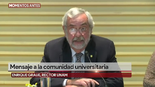Enrique Graue exige "desenmascarar a provocadores" por ataque a Rectoría