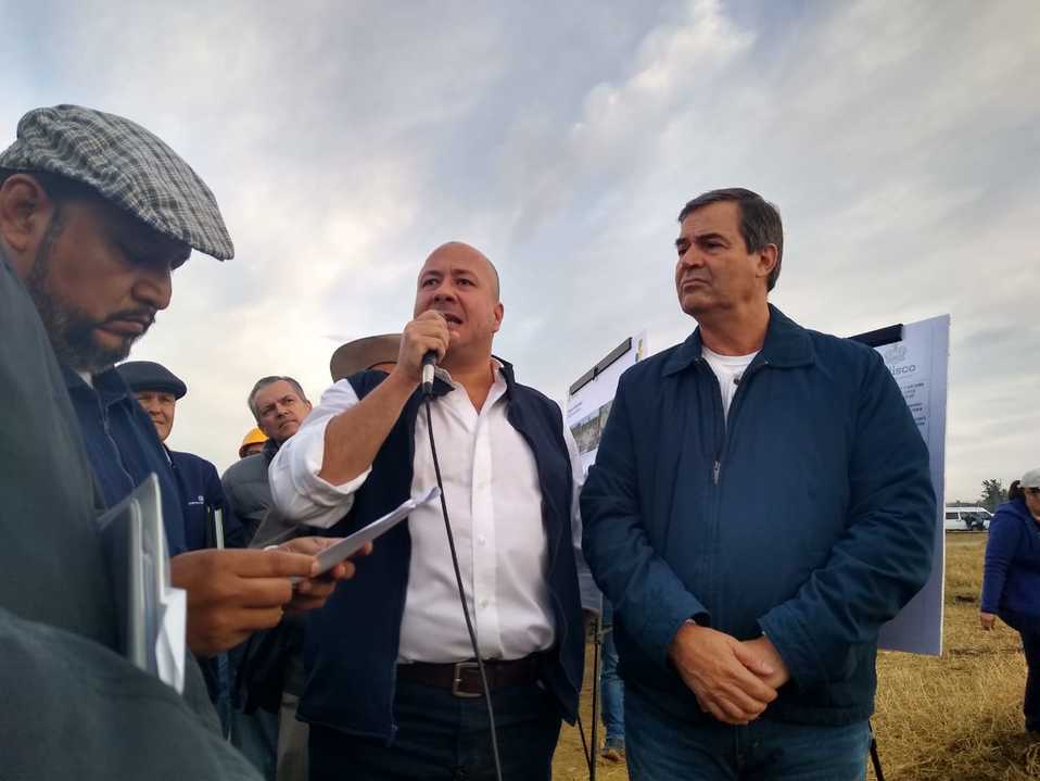 El gobernador Enrique Alfaro encabeza recorrido en obras del río Santiago (María Ramírez)