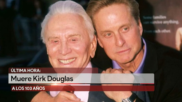 Muere la leyenda del cine Kirk Douglas