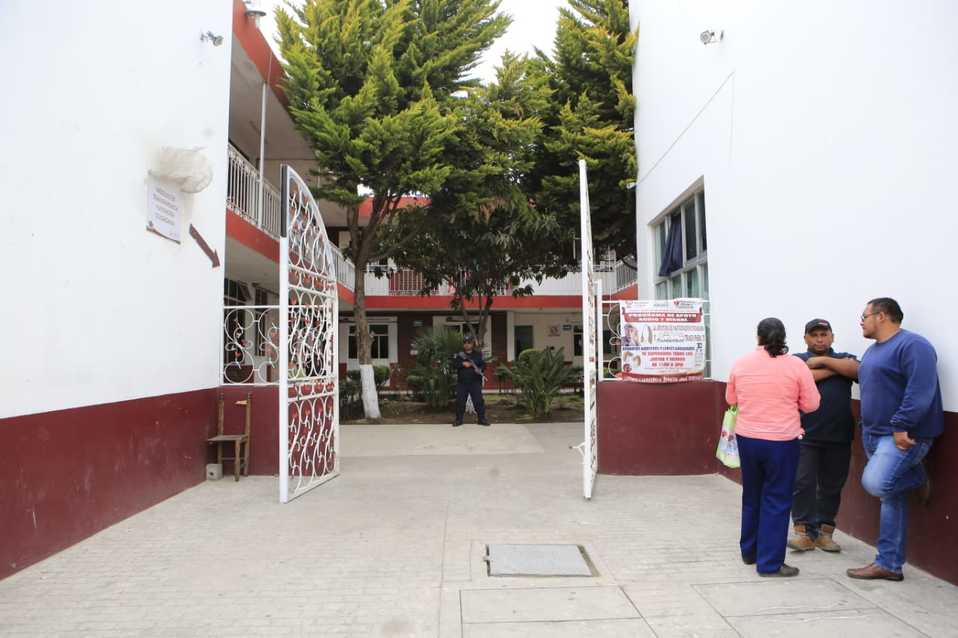 Presidencia municipal de Amozoc de Mota. (Andrés Lobato)