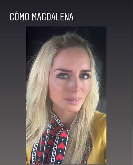 Tania Ruiz llora por la partida de su hermano (Captura de pantalla).