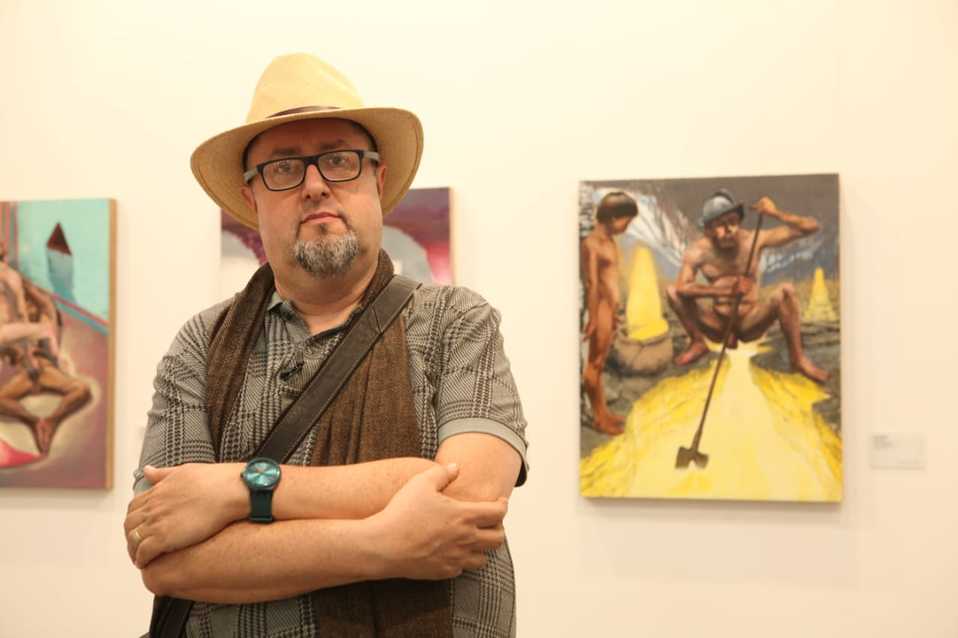 Daniel Lezama en Zona Maco (Avelina Martínez)