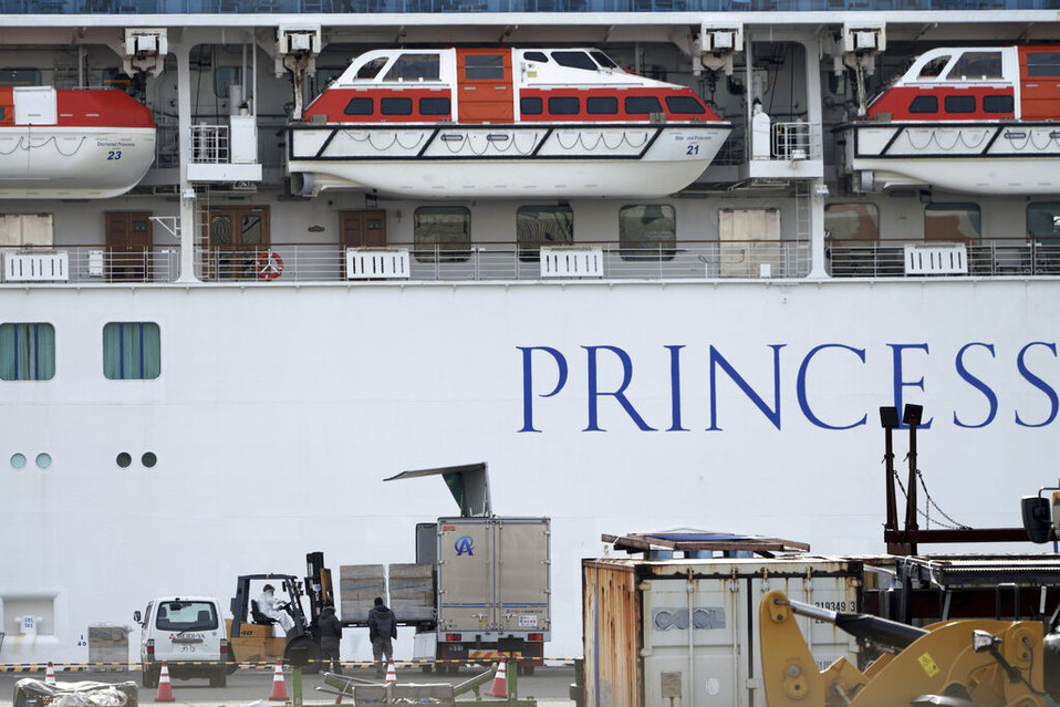 El crucero Diamond Princess. (AP)
