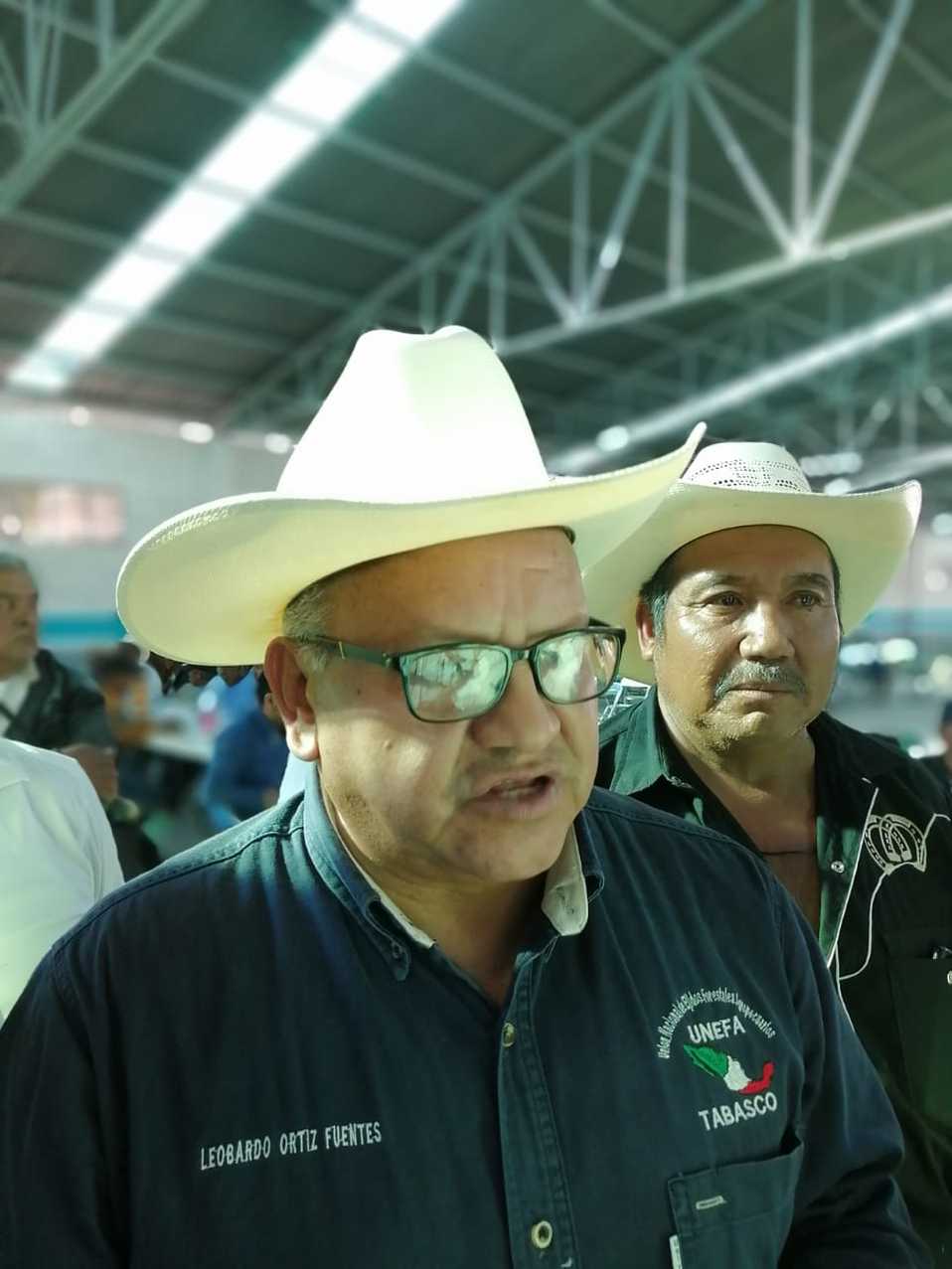 Leobardo Ortiz Fuentes, presidente nacional de los ejidos y comunidades agrarias. (Apolonia Amayo)