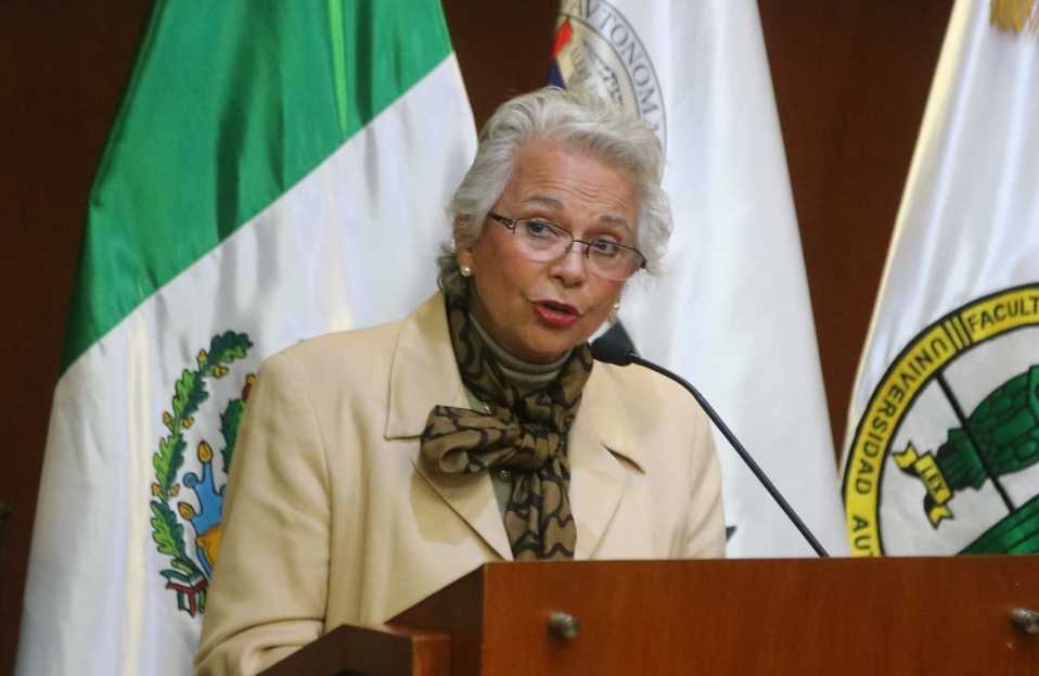 La titular de la Secretaría de Gobernación, Olga Sánchez Cordero. Foto: Leonel Rocha
