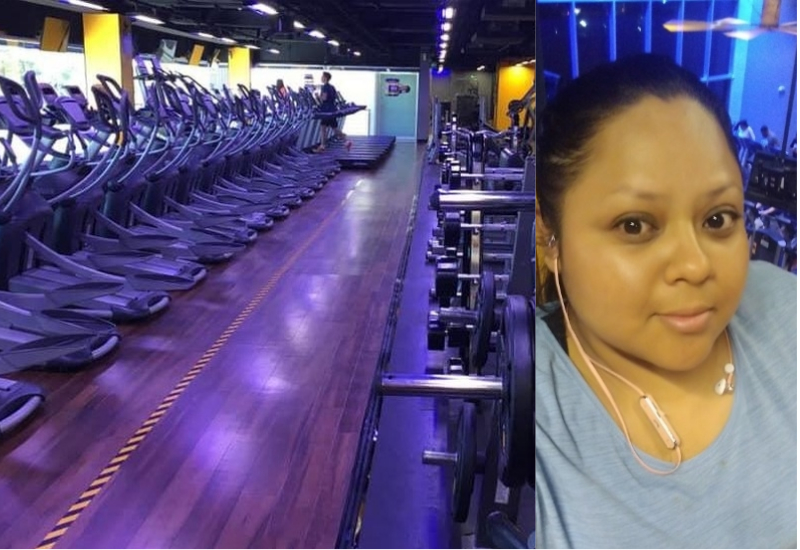 La usuaria aseguró que va al gimnasio a hacer ejercicio, no a juzgar a los demás (@la_pau_rguez)