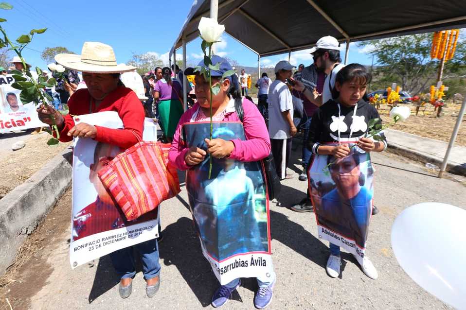 Inicia Caminata por la Verdad, Justicia y Paz en Chilapa, Guerrero. (Héctor Téllez)