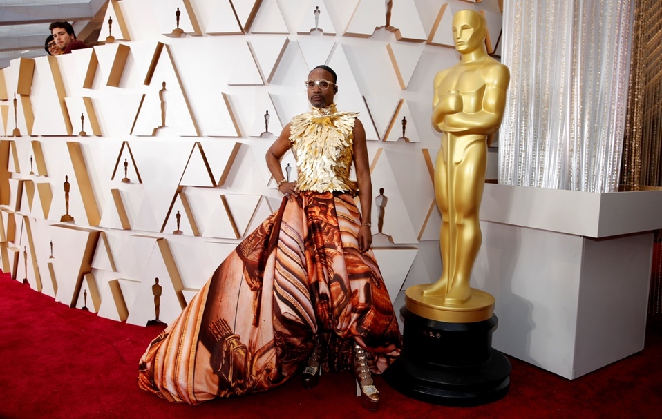 Billy Porter en los Oscar 2020 (Reuters).