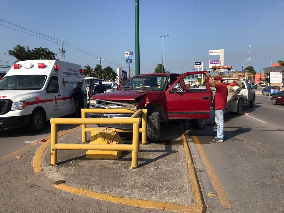 Choque en la carretera Tampico-Mante (Foto/Anay Meza)