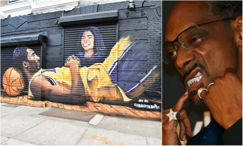 Kobe Brynat y Snoop Dogg tenian una buena amistad (AFP)