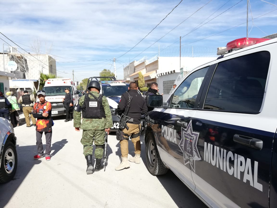 Martín presentaba un impacto de arma de fuego en el pómulo derecho