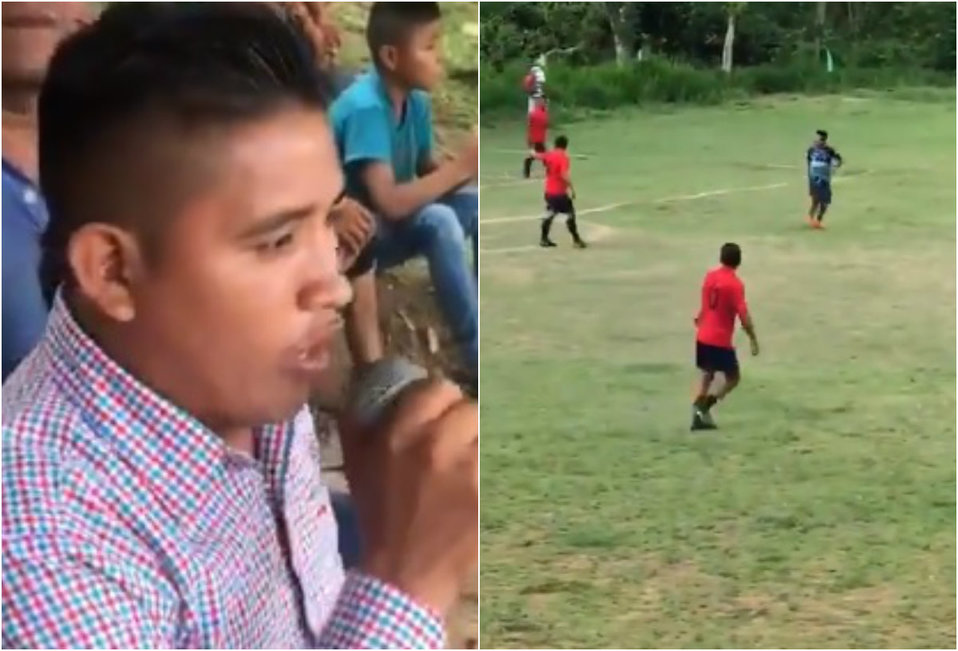 Narrador de futbol de llano en Guatemala (Especial)