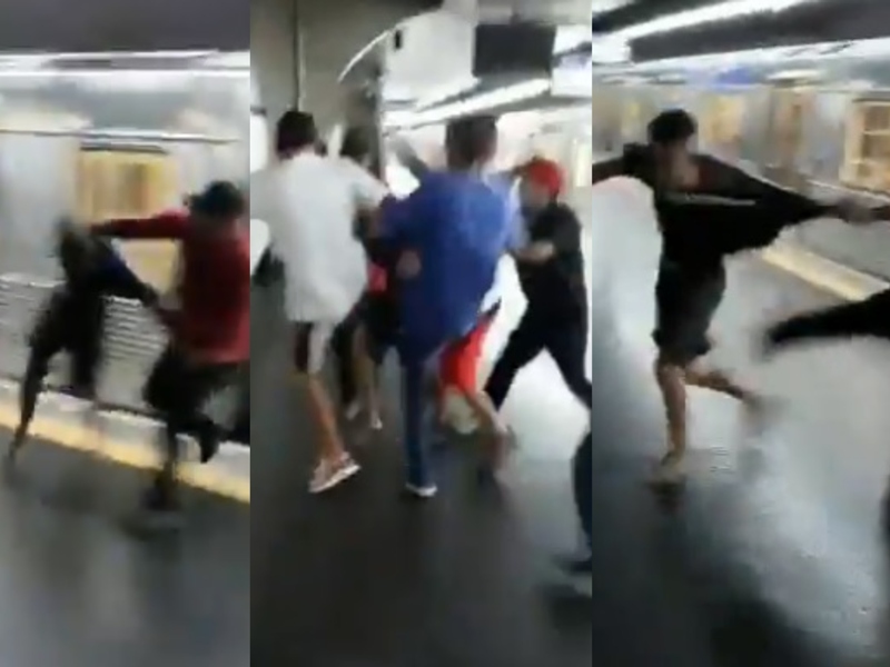 Aficionado es ferozmente golpeado en el metro de Sao Paulo, Brasil (Especial)
