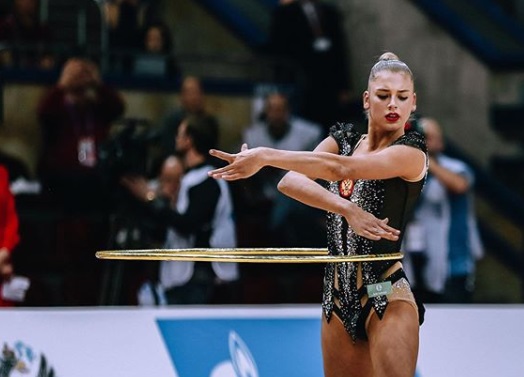 Aleksandra Soldatova, campeona mundial de gimnasia rítmica se retira temporalmente por bulimia (Instagram @soldy21)