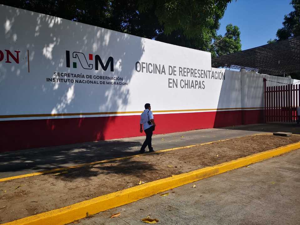 Diputados federales verifican la situación de los migrantes centroamericanos./ Fernando Damián