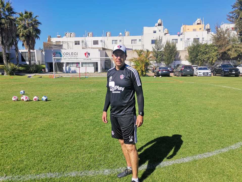 Luis Vals, entrenador de porteros en Atlas (Jesús Hernández)