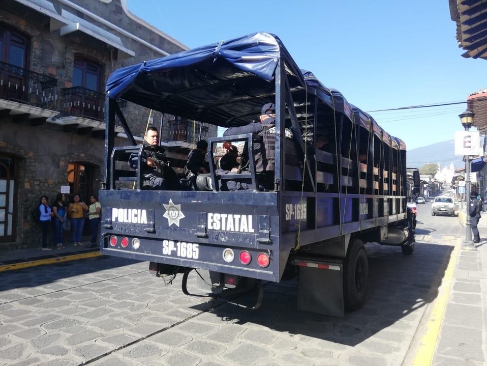 La SSP estatal tomó el control de la seguridad en Xico.