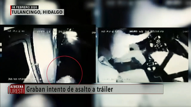 Chofer de tráiler increíblemente evitó ser asaltado en Tulancingo