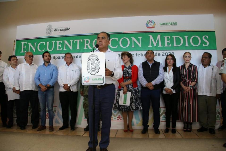El gobernador de Guerrero, Héctor Astudillo Flores.